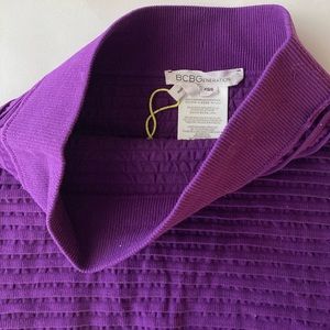 BCBGenteration Bodycon Mini Skirt Electric Purple